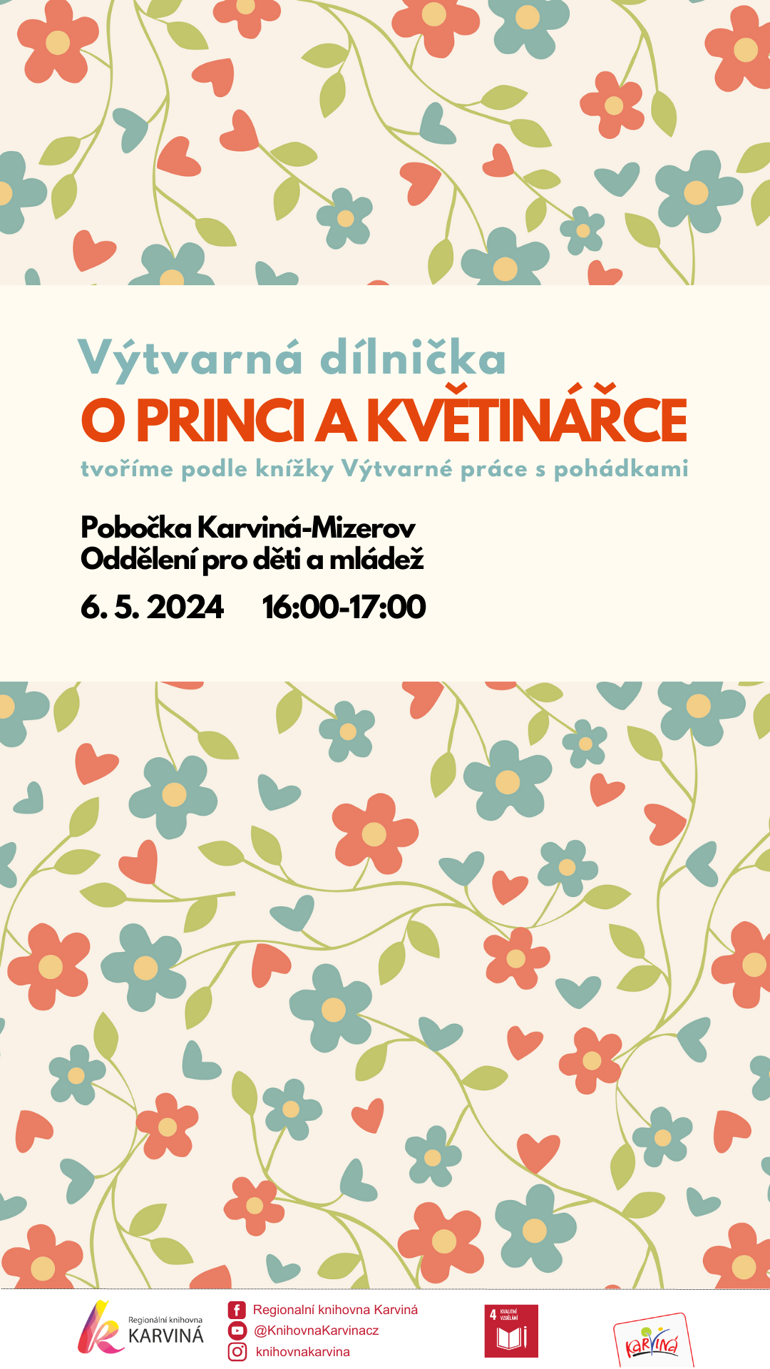 Výtvarná dílnička: O princi a květinářce